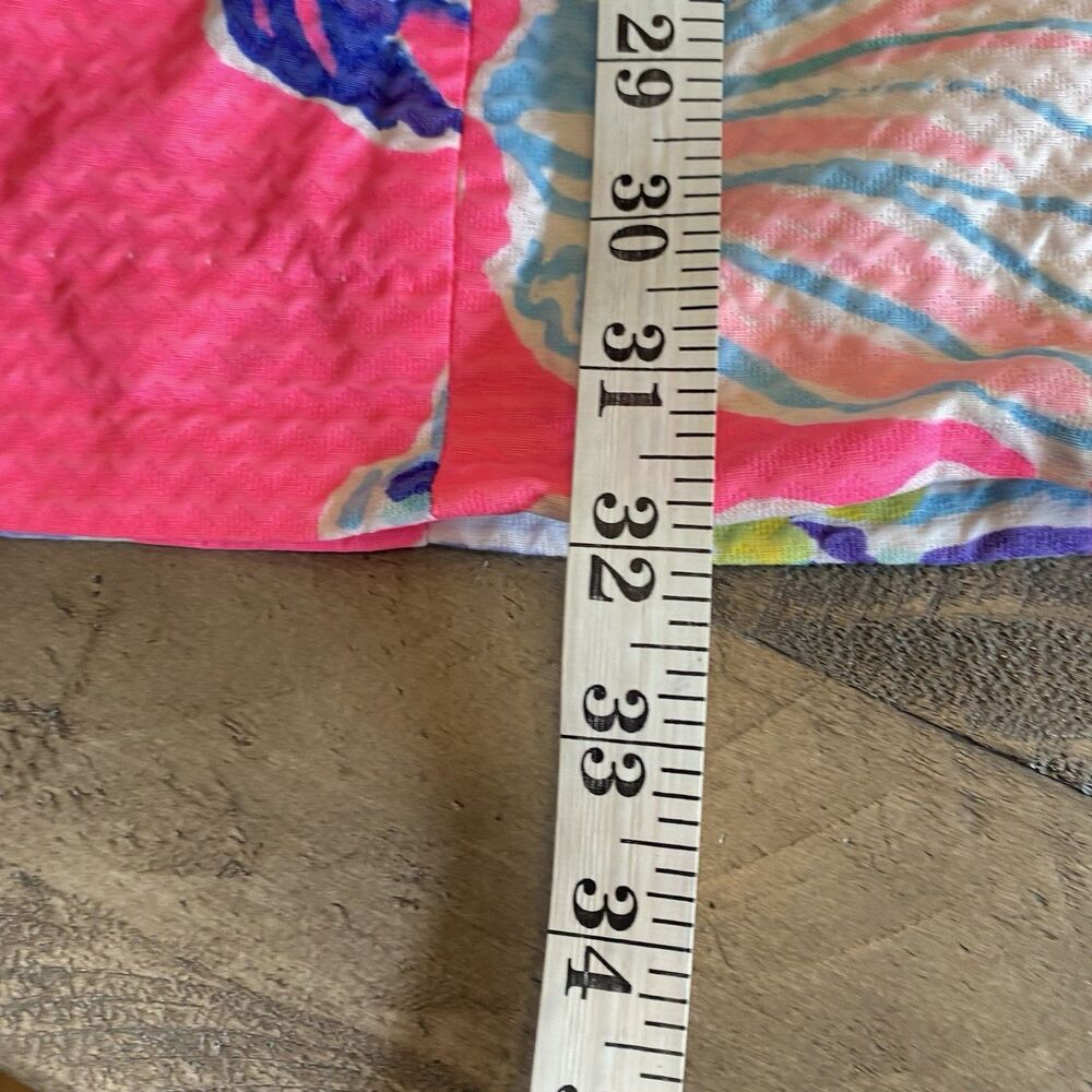 Lilly Pulitzer Iggy Shift Dress Womens Size 0 Kir Royal Swept By The Tides EUC! - Picture 13 of 13
